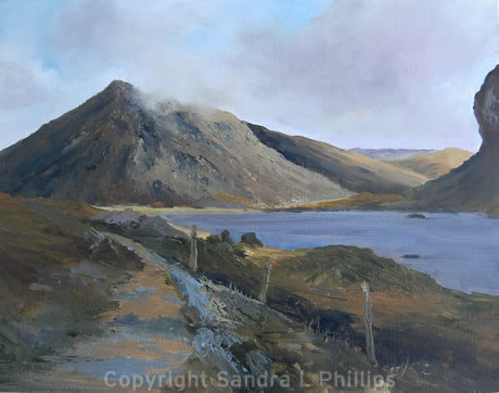 View from Cwm Idwal towards Pen yr Ole