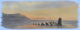 The Wreck of the Helvetia, Rhossili Bay, Gower